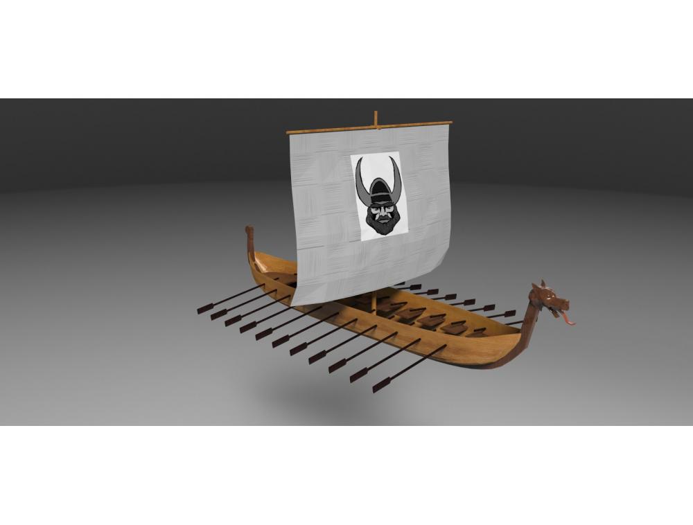 端午赛龙舟3D打印模型