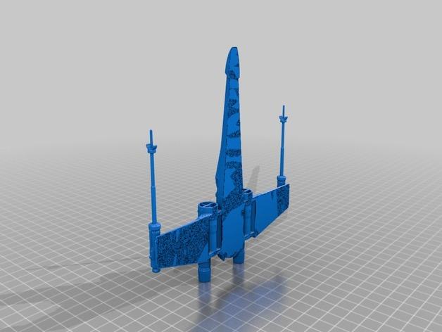 3D打印星球大战X战机模型3D打印模型