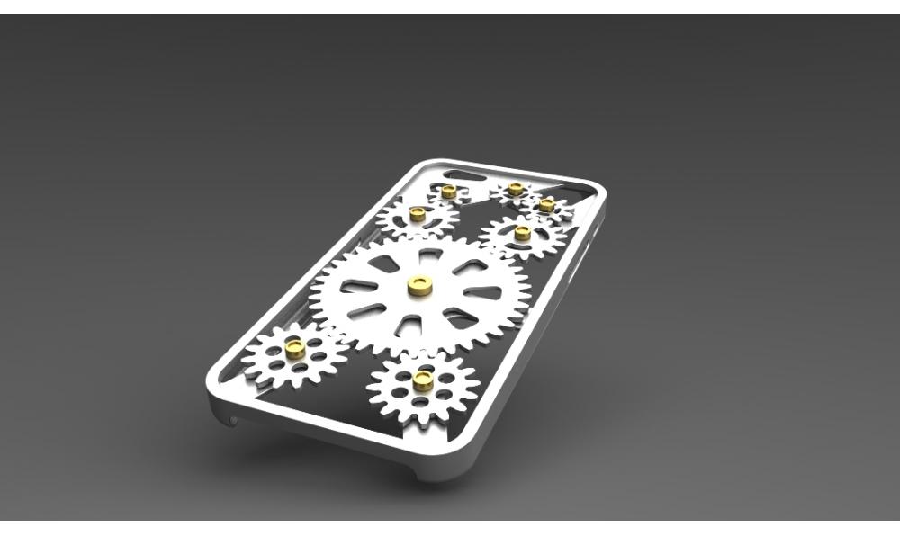 iPhone6 手机壳 齿轮款3D打印模型