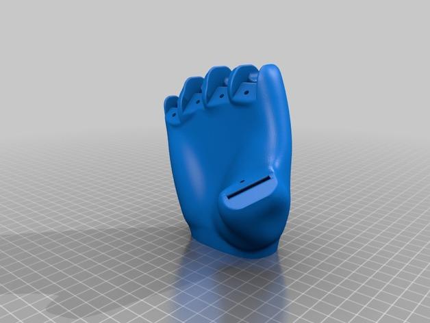可活动的手掌模型3D打印模型