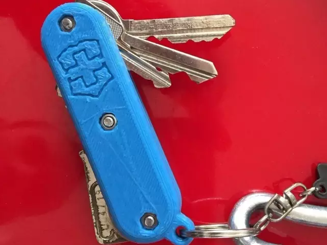 3D打印多功能钥匙链 钥匙扣3D打印模型