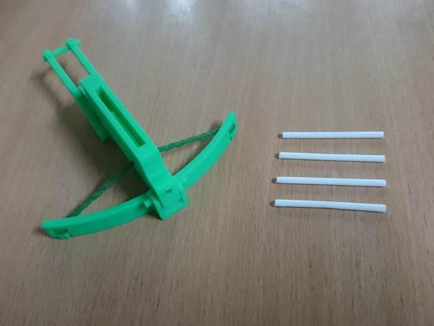 迷你连发弩 3D打印小弓箭3D打印模型