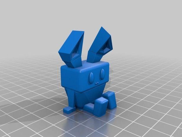 罗伊兔子3D打印模型