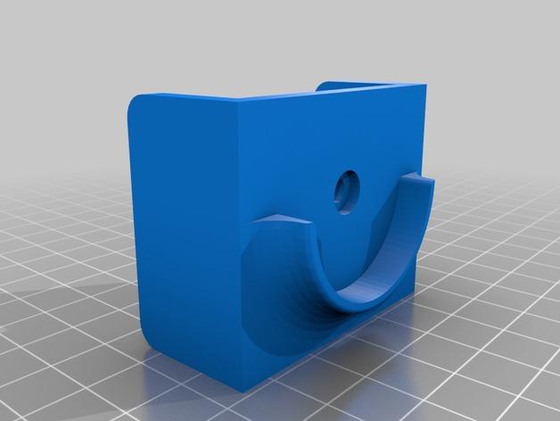 浴帘床帘杠3D打印模型