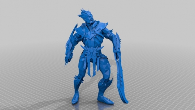 LOL 英雄联盟 德莱文3D打印模型