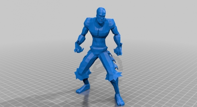 LOL 英雄联盟 火人布兰德 3D打印模型手办3D打印模型