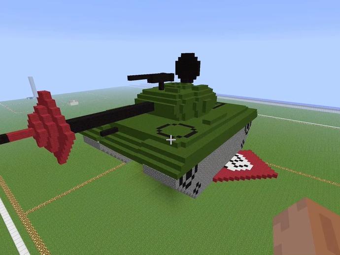 我的世界Minecraft坦克模型3D打印模型