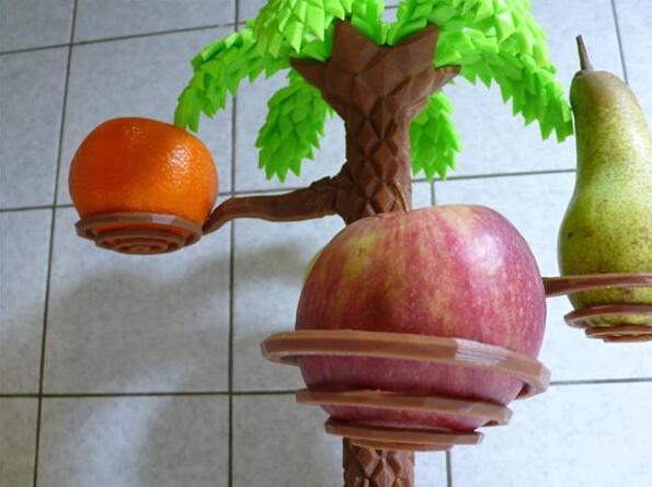 树形果盘3D打印模型