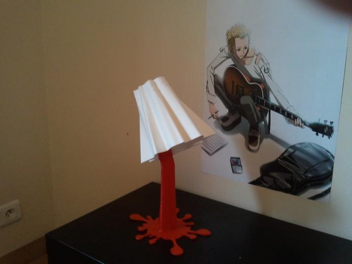 万圣节创意血液造型台灯3D打印模型