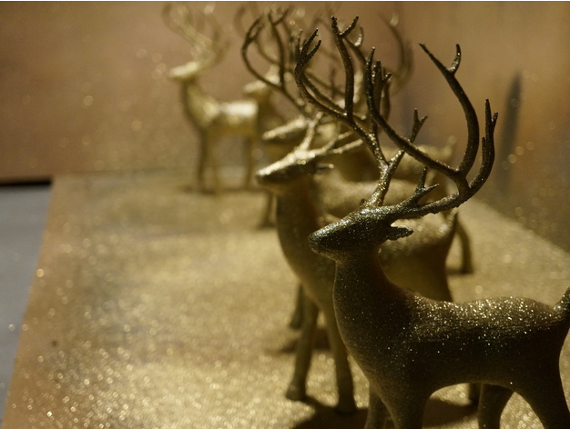 圣诞麋鹿3D打印模型