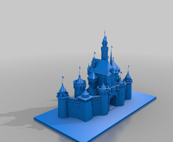 迪士尼乐园3D打印模型