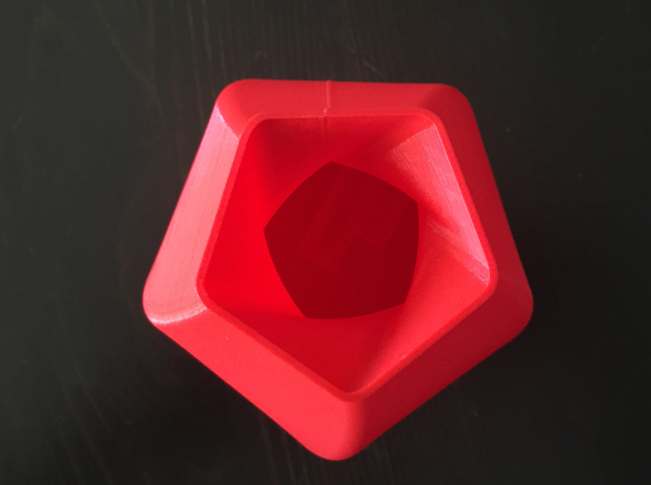五角花瓶3D打印模型