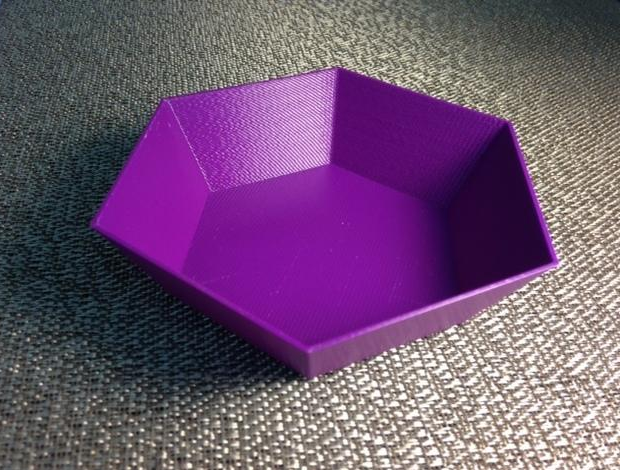 六边形碗3D打印模型
