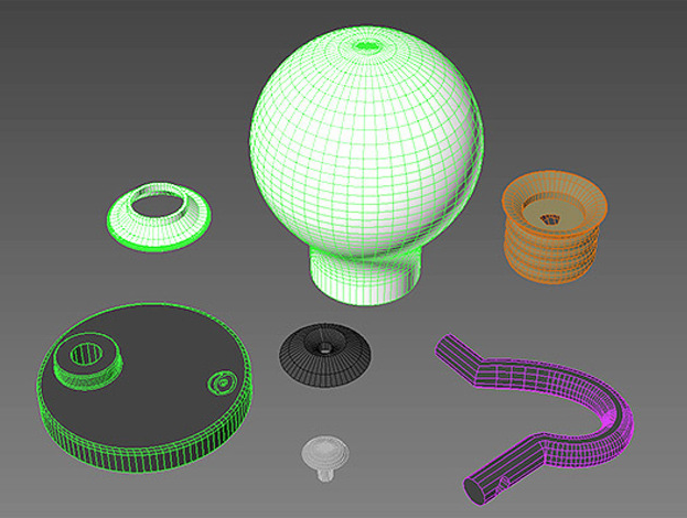 居家实用电灯泡3D打印模型