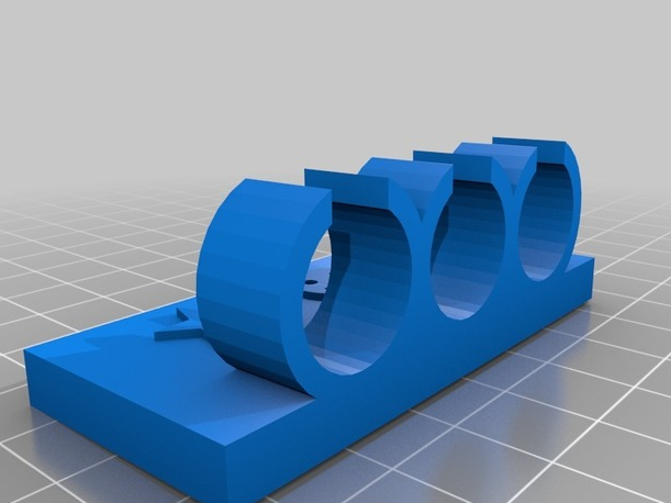 简易立式牙刷架3D打印模型