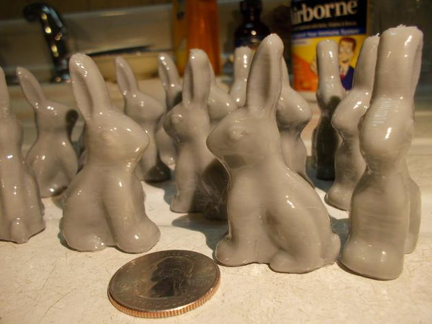 巧克力兔子3D打印模型