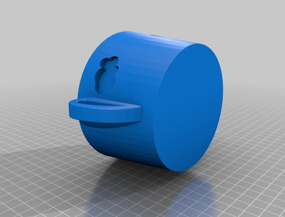 圆口小杯子3D打印模型