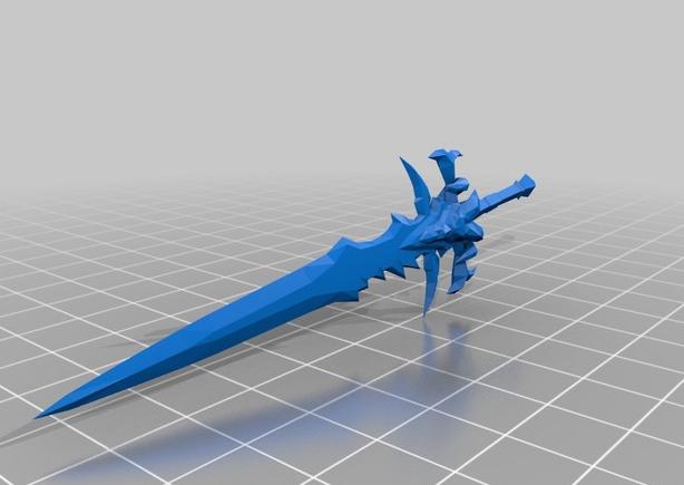 长剑3D打印模型