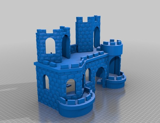 王子城堡模型3D打印模型