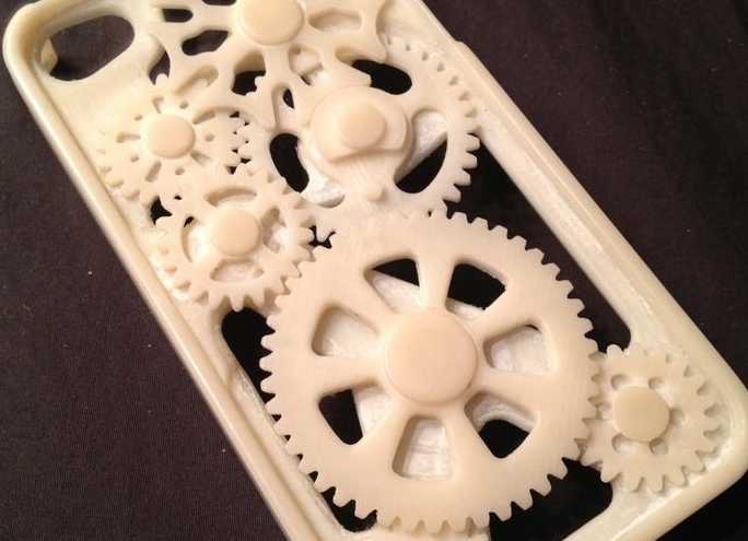 齿轮手机壳3D打印模型