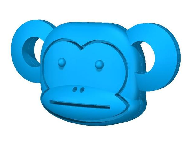 大嘴猴挂件3D打印模型