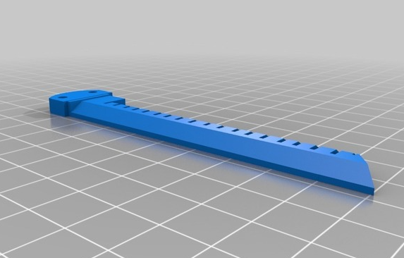 蝴蝶刀梳子3D打印模型