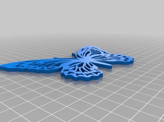 帝王蝶3D打印模型