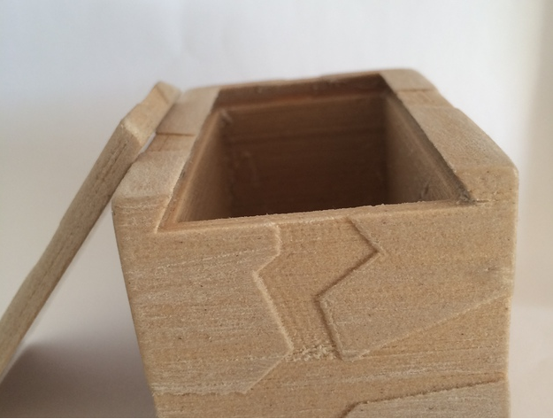 正方块立体收纳盒3D打印模型