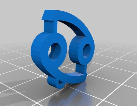 星座耳环3D打印模型