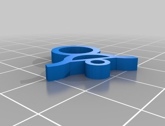 星座耳环3D打印模型