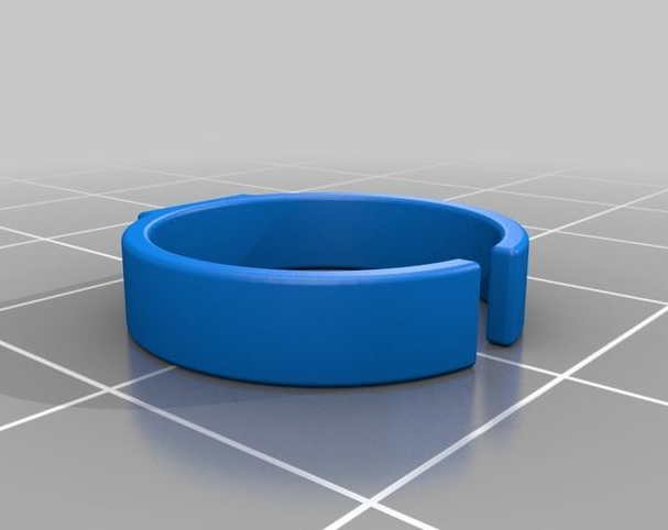 蝴蝶戒指3D打印模型