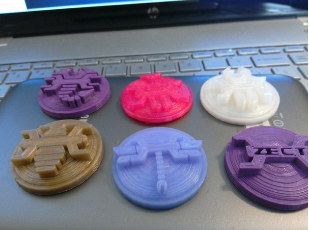 麦兜系列硬币3D打印模型