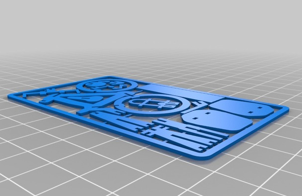 DIY名片3D打印模型