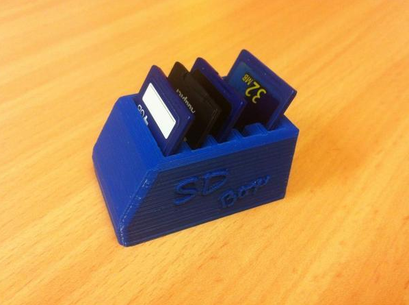 SD卡3D打印模型