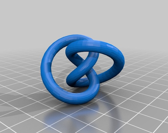 重叠环3D打印模型