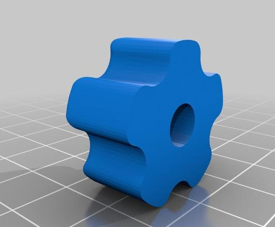小旋钮螺母3D打印模型