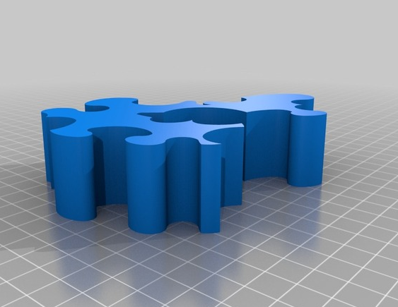 苹果树拼图3D打印模型