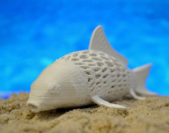 变异鱼3D打印模型
