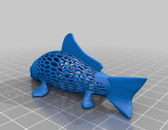 变异鱼3D打印模型