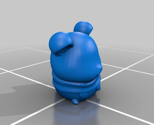 哈姆太郎仓鼠3D打印模型