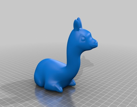 可爱骆驼3D打印模型