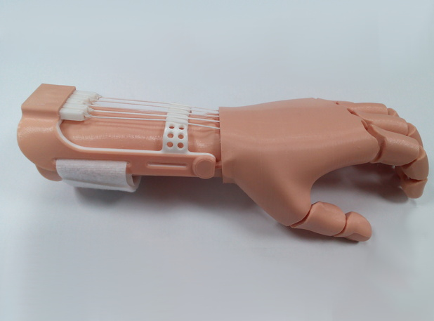 关节可活动的假肢义肢3D打印模型