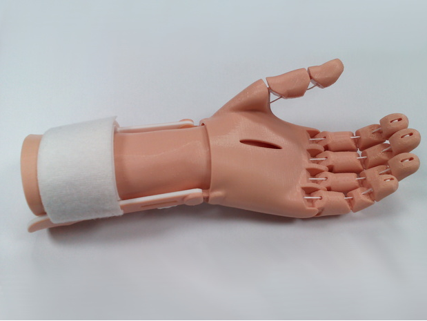 关节可活动的假肢义肢3D打印模型