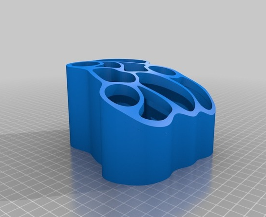 多孔牙刷架3D打印模型