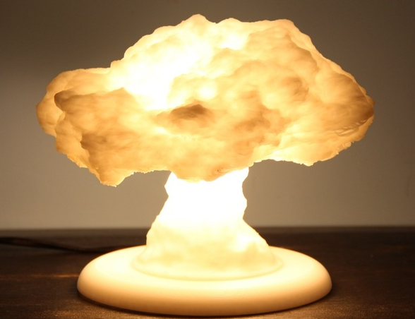 蘑菇云台灯3D打印模型
