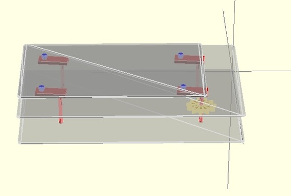 轨道摇床3D打印模型