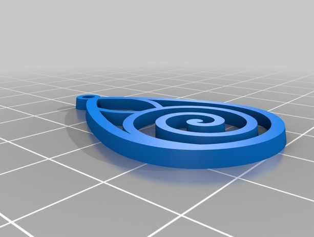 罗圈耳环3D打印模型