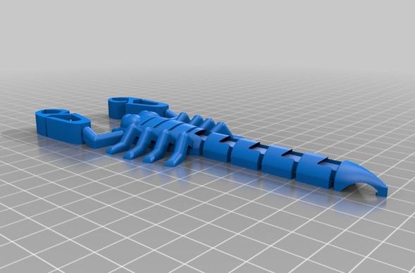 宠物蝎3D打印模型