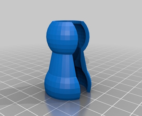电脑缠绕器3D打印模型