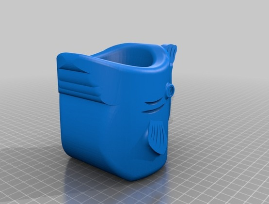 鱼水杯3D打印模型